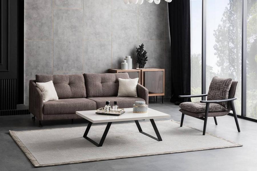 Sofa set couch set sofa 3-seater armchair removable seat cushion 2-piece