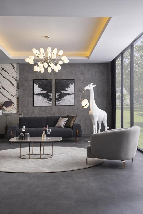 Sofa set sofa 3-seater armchair coffee table couch upholstery living room