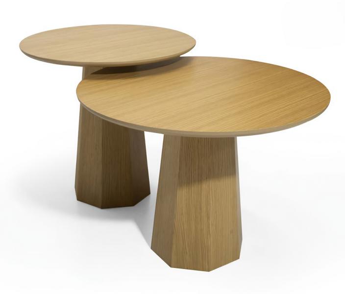 Set of 2 modern design coffee tables stylish furniture for an elegant living room