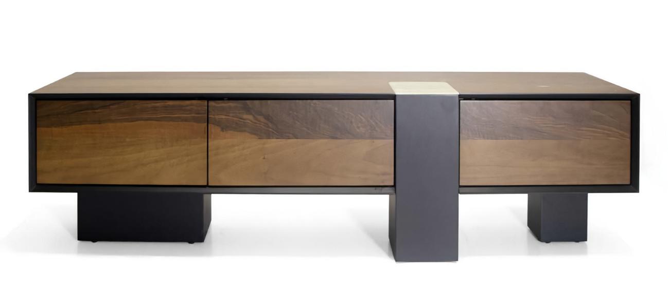 Living room sideboard luxurious TV cabinet wood lowboard furniture new