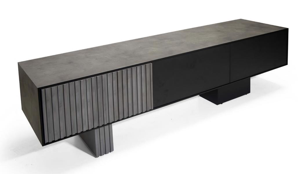 Luxurious living room sideboard TV cabinet made of wood elegant lowboard furniture