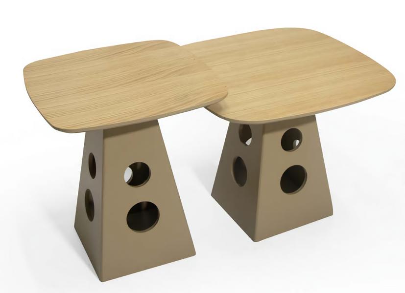 Exclusive set of 2 coffee tables luxury living room table for stylish decor.