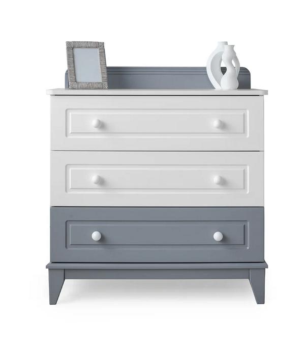 Modern dresser with three drawers Stylish design for children\'s room