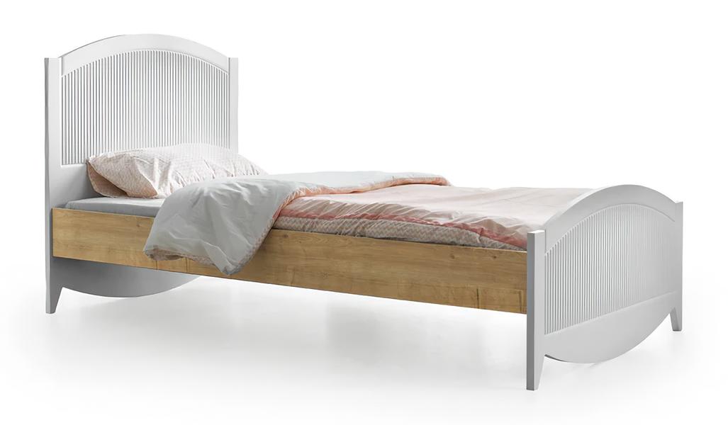 Comfortable bed for the children\'s room, ideal for restful sleep.