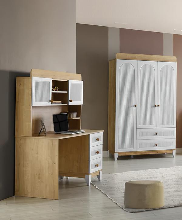 Wardrobe desk children\'s room functional stylish cabinet