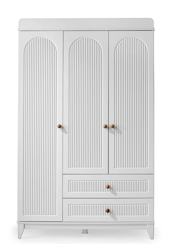 Wardrobe White Elegant Bedroom Design Modern Furniture Luxury New