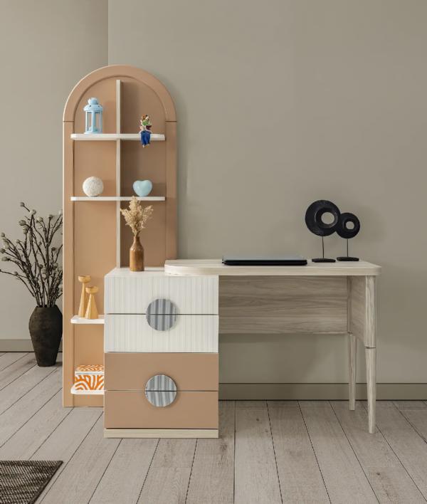 Desk Elegant Drawers Stylish Design Functional Work Office