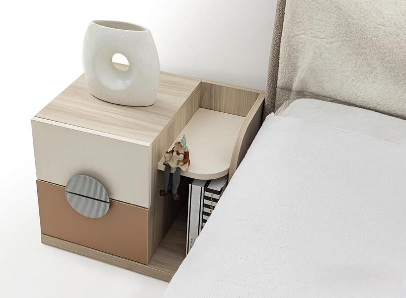 Nightstand Modern Drawer Storage Stylish Design Children\'s Room Decoration