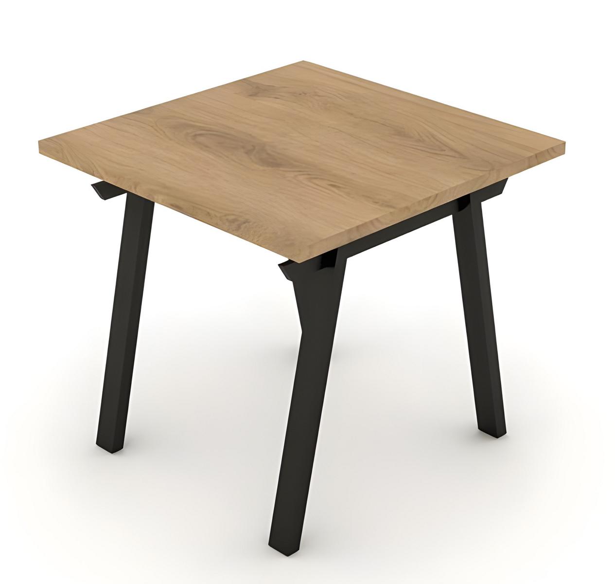 Coffee table side table wooden table square metal legs study room