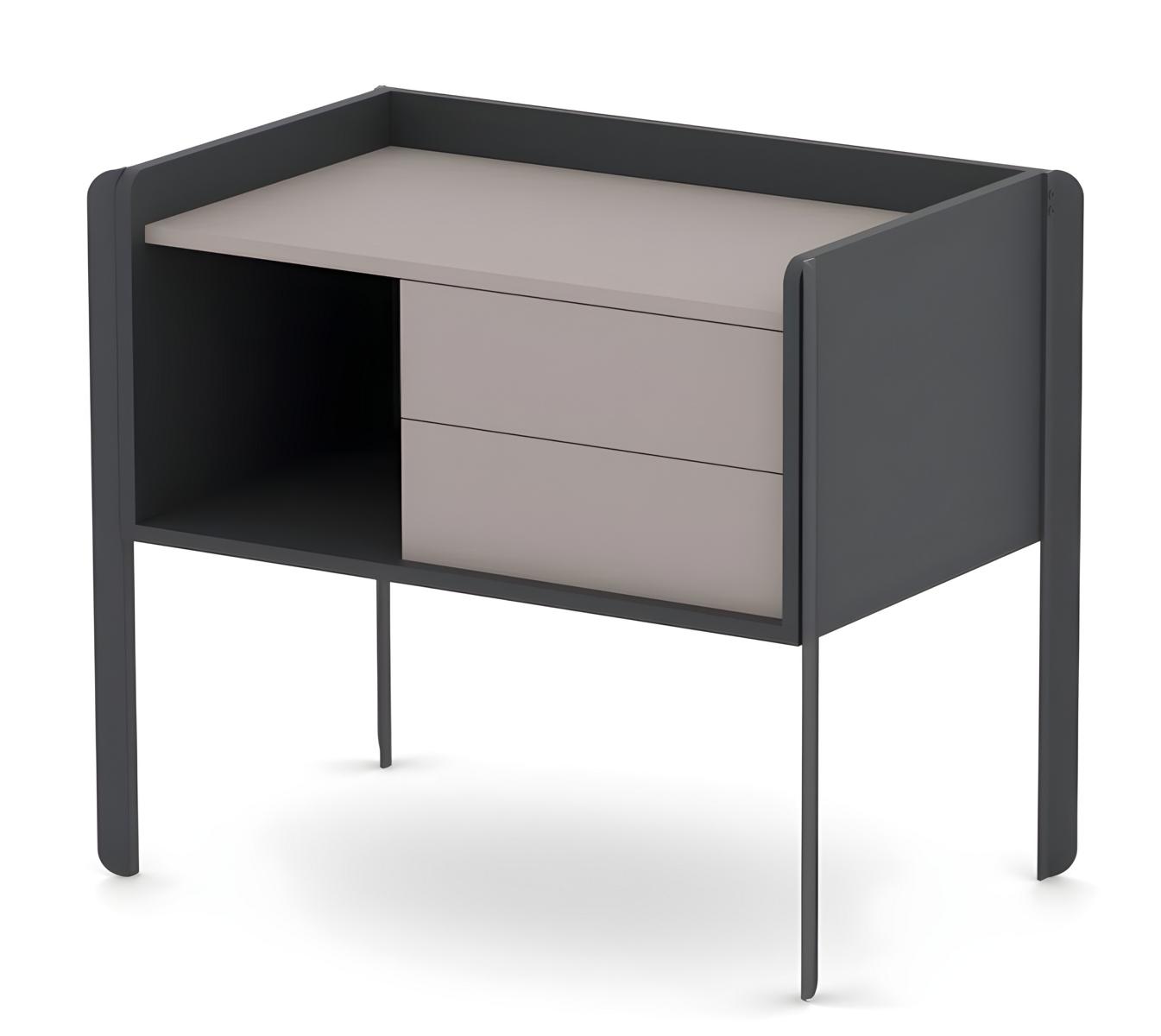 Side cabinet office cabinet dresser with 2 drawers office equipment