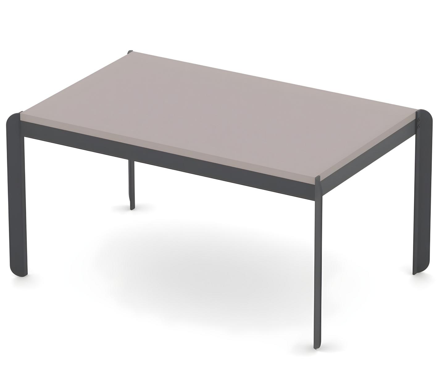 Coffee table side table office table living room table anthracite colored