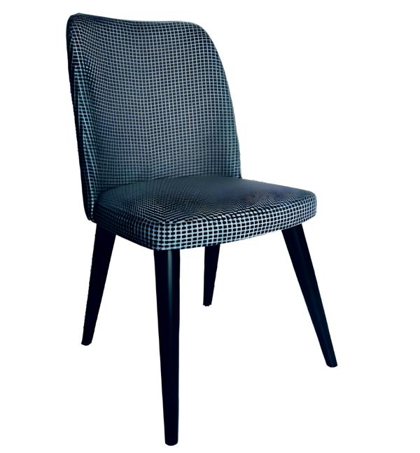 Dining chair Living room chair Kitchen chair Checked pattern Upholstered