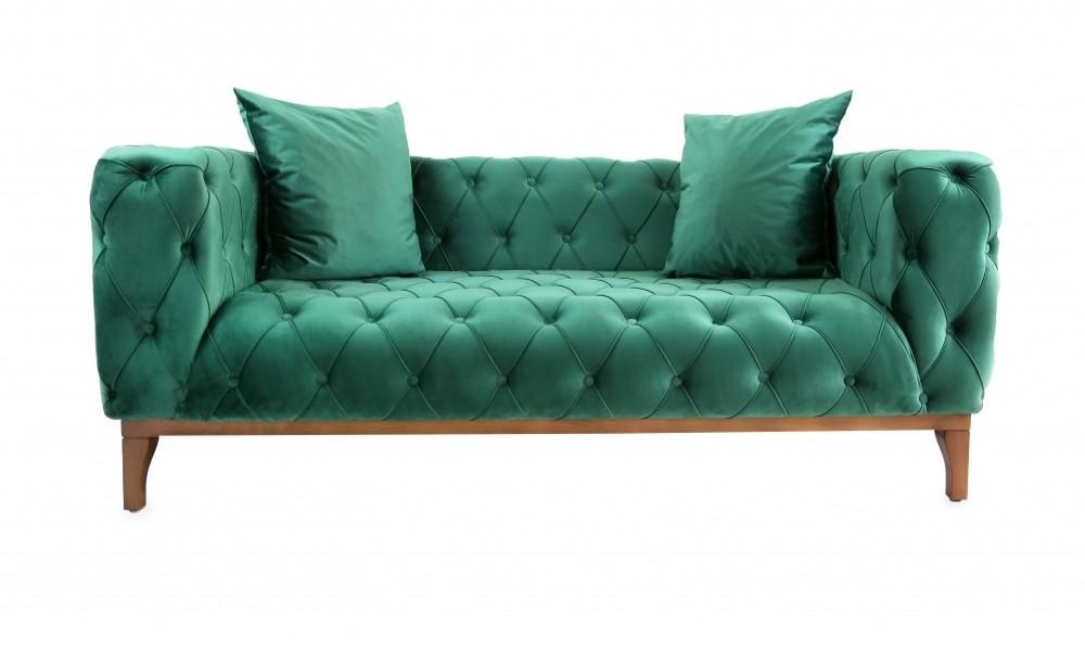 Modern Sofa 2 Seater Mini Sofa Small Couch with Cushions Chesterfield Sofas