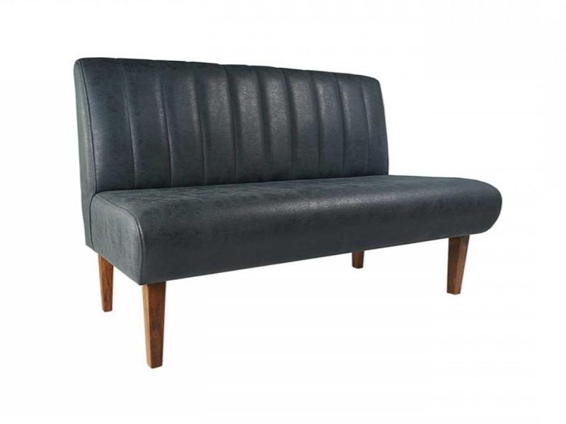 Modern Sofa 2-Seater Double Sofa Upholstered Sofa Couch Faux Leather Living Room