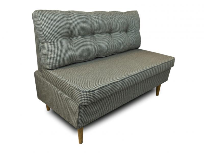 Sofa double sofa upholstery couch seat couch with cushions checkered 2-seater.