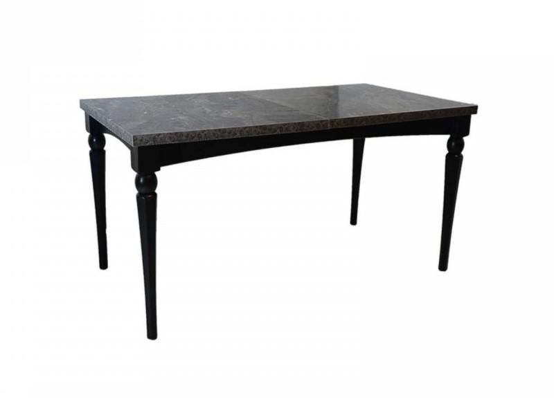 Modern extendable dining table marble look living room dining room table