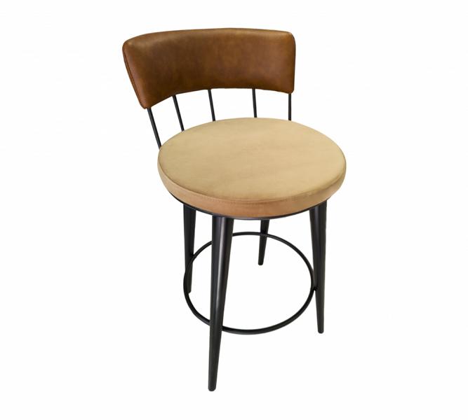 Counter stool bar stool counter chair bar stool made of synthetic leather with backrest stool