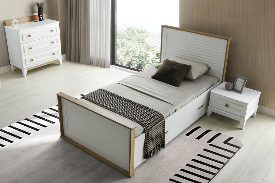 3-piece furniture set: bed, nightstand, dresser for the bedroom, youth room, new.