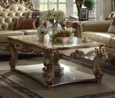 Luxury coffee table living room table side table Baroque style