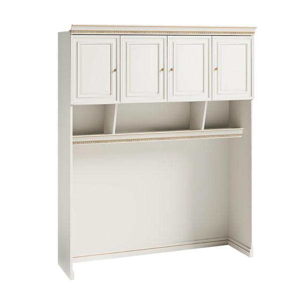 Cabinet element wardrobe with niche for stool walk-in wardrobes