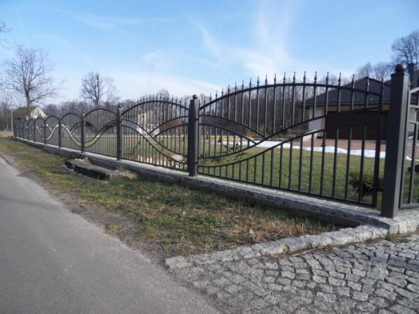 Modern outdoor garden property handcrafted railing fence classic fence M378