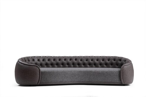 Sofa 4-Seater Sofas Couches Living Room Design Material Synthetic Leather Textile