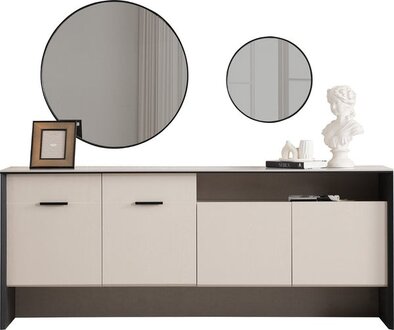 Mirror wall mirror cosmetic mirror round mirror dining room framed mirror 2x