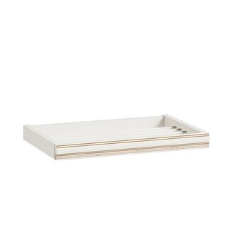 Luxury Pull Out Trousers Rack for Wardrobe White Gold Finish Sofort