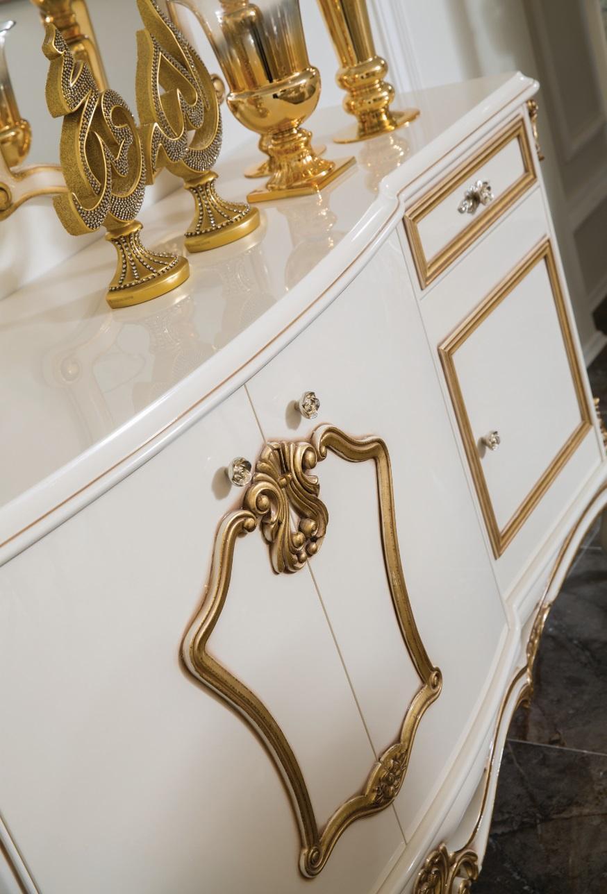 Sideboard Cabinet Luxury Chests of Drawers Shelf Furniture Wooden Cabinet