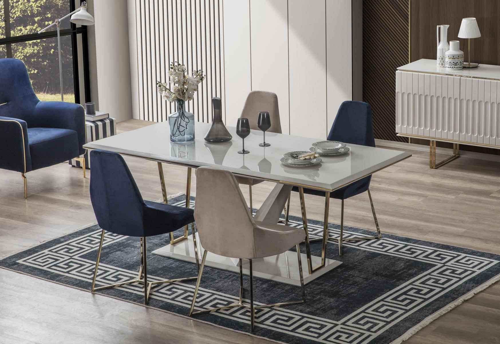 Dining Room Dining Table Set Dining Chair Dining Set Modern 5pcs