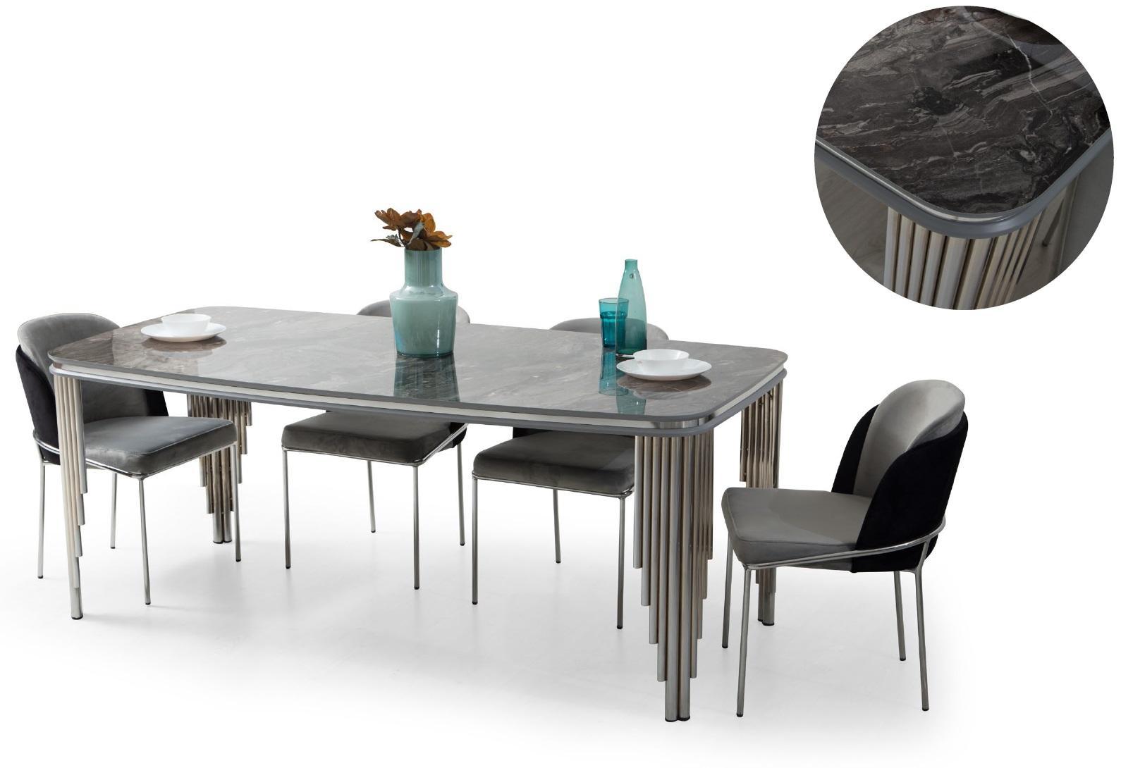 Dining Table Group 4x Chairs Dining Set Chair Set Table 5pcs Set New