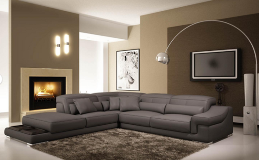 Corner Sofa L Shape Design Sofa Corner Sofa Couch Leather Upholstery Textile Sofas New on Stock