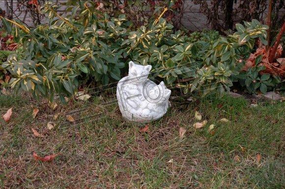 Garden decoration cat terrace stone figures figure decoration statue sculpture 103002