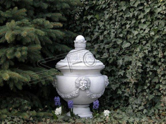 Design flower pot top plant pot vessel pots figure face sculpture S104007B