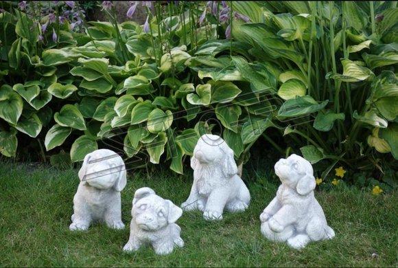Garden Decoration Dog Terrace Stone Figures Figure Deco Statue Sculpture S103073