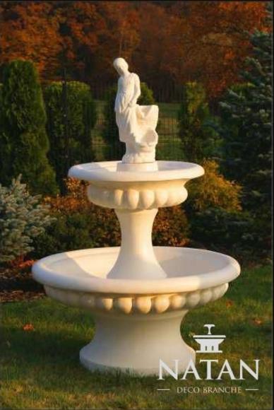 Ornamental Fountain 163cm Sculpture Fountain Decoration Garden Fontaine Pond New