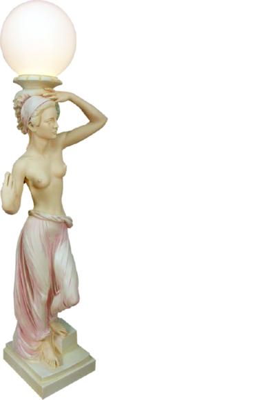 Antique Style Figure Floor Lamp Belly Dancer Stand Lamp Light Lamps Sculpture New
