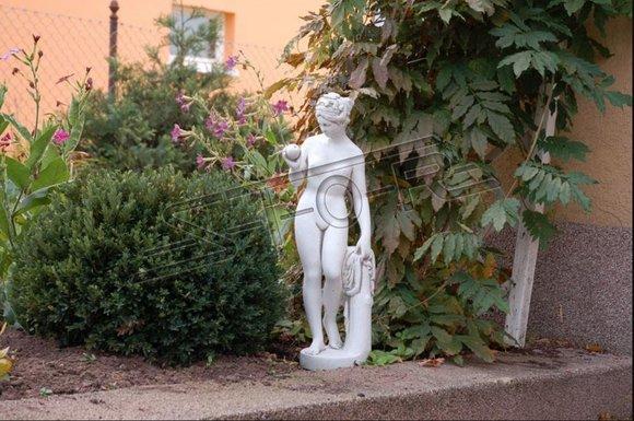 Garden Decoration Woman 61cm Terrace Stone Figure Figurine Decorative Statue Sculpture