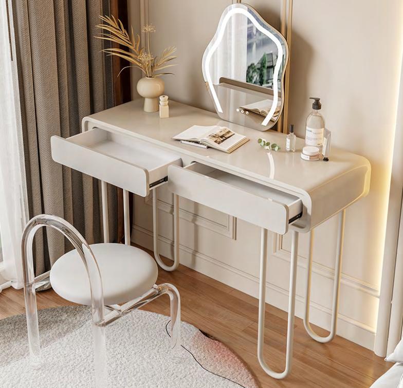 White dressing table with drawers dressing table luxury cosmetic table