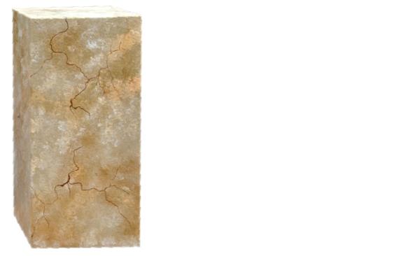 Decorative acrylic/stucco floor/flower stand in antique column style 50 cm height, model - 1106