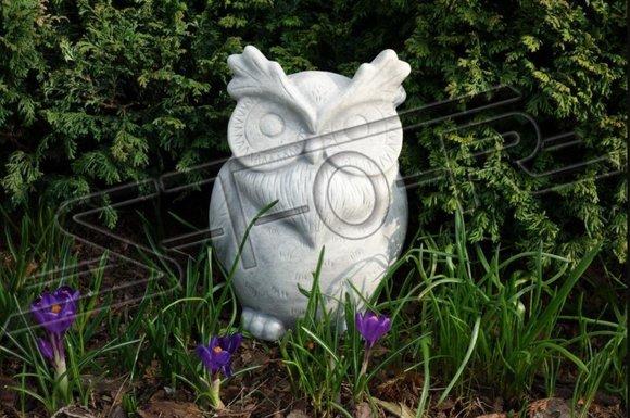 Garden decoration owl terrace stone figures figure decoration statue sculpture S103111