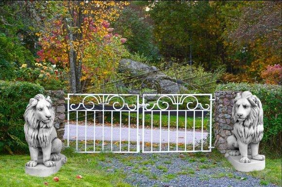 Lion garden figure terraces garden sculpture figures sculptures statues S103087