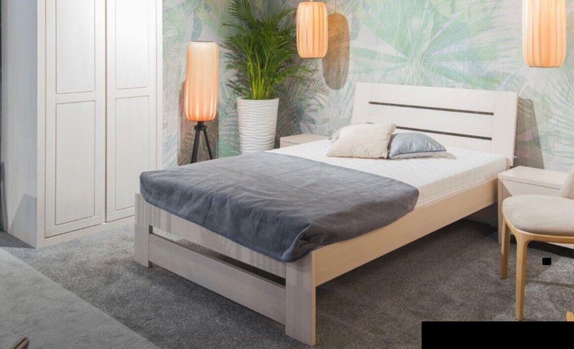 Bed solid wood beds 100x200cm single bed solid furniture bedroom furniture