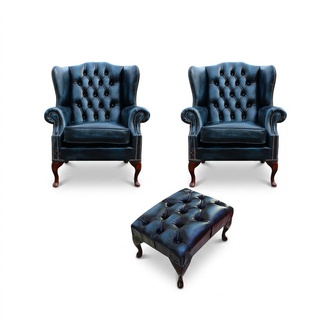 2x armchair sofa television 1-seater couch upholstery set suite new Chesterfield