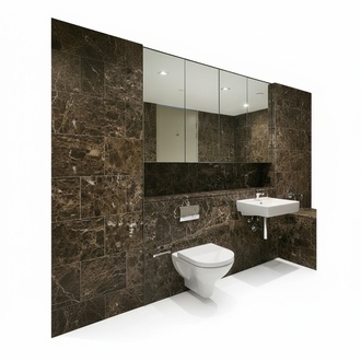 30x50 10m² Marble Floor Natural Stone Flooring Tiles Dark Emperador Tile New
