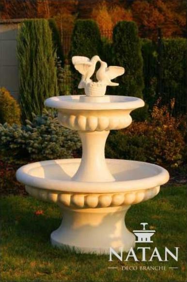 Decorative fountain fountain sculpture 138 cm fountain decorative garden fountain pond new