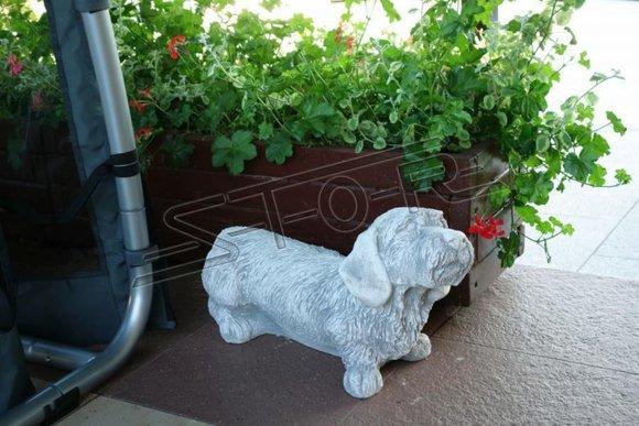 Garden Decoration Dog Terrace Stone Figures Figure Deco Statue Sculpture S103083