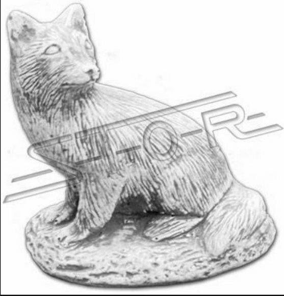 Garden decoration fox terrace stone figures figure decoration statue sculpture 502