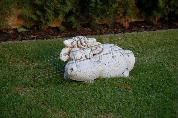 Garden Decoration Hippopotamus Terrace Stone Figures Figurine Deco Statue Sculpture 470