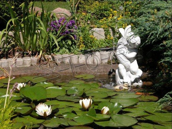 Fountain figure statue figures statues sculpture sculptures garden 50 cm New 170